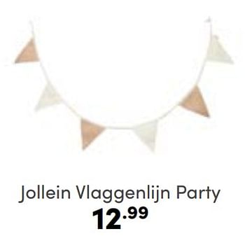 Aanbiedingen Jollein vlaggenlijn party - Jollein - Geldig van 14/05/2023 tot 20/05/2023 bij Baby & Tiener Megastore