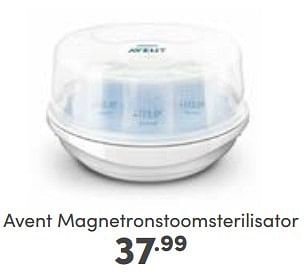 Aanbiedingen Avent magnetronstoomsterilisator - Philips - Geldig van 14/05/2023 tot 20/05/2023 bij Baby & Tiener Megastore