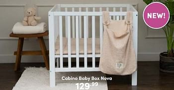 Aanbiedingen Cabino baby box nova - Cabino - Geldig van 14/05/2023 tot 20/05/2023 bij Baby & Tiener Megastore