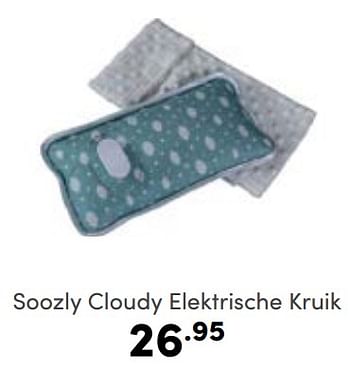 Aanbiedingen Soozly cloudy elektrische kruik - Soozly - Geldig van 14/05/2023 tot 20/05/2023 bij Baby & Tiener Megastore
