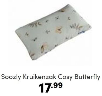 Aanbiedingen Soozly kruikenzak cosy butterfly - Soozly - Geldig van 14/05/2023 tot 20/05/2023 bij Baby & Tiener Megastore