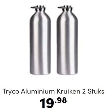 Aanbiedingen Tryco aluminium kruiken - Tryco - Geldig van 14/05/2023 tot 20/05/2023 bij Baby & Tiener Megastore