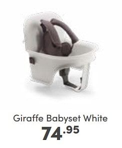 Aanbiedingen Giraffe babyset white - Buoabo - Geldig van 14/05/2023 tot 20/05/2023 bij Baby & Tiener Megastore