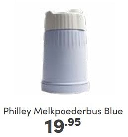 Aanbiedingen Philley melkpoederbus blue - Philley - Geldig van 14/05/2023 tot 20/05/2023 bij Baby & Tiener Megastore