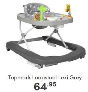 Aanbiedingen Topmark loopstoel lexi grey - Topmark - Geldig van 14/05/2023 tot 20/05/2023 bij Baby & Tiener Megastore