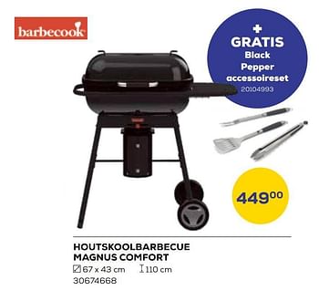 Aanbiedingen Houtskoolbarbecue magnus comfort - Barbecook - Geldig van 19/05/2023 tot 16/06/2023 bij Supra Bazar