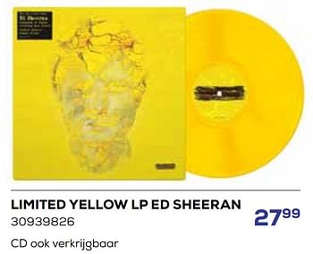Aanbiedingen Limited yellow lp ed sheeran - Huismerk - Supra Bazar - Geldig van 19/05/2023 tot 16/06/2023 bij Supra Bazar