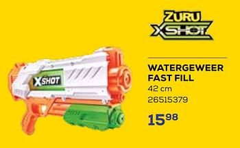 Aanbiedingen Watergeweer fast fill - Zuru - Geldig van 19/05/2023 tot 16/06/2023 bij Supra Bazar