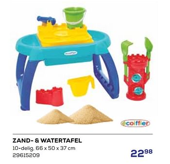 Aanbiedingen Zand- + watertafel - Ecoiffier - Geldig van 19/05/2023 tot 16/06/2023 bij Supra Bazar