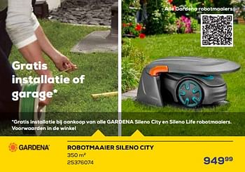 Aanbiedingen Gardena robotmaaier sileno city - Gardena - Geldig van 19/05/2023 tot 16/06/2023 bij Supra Bazar