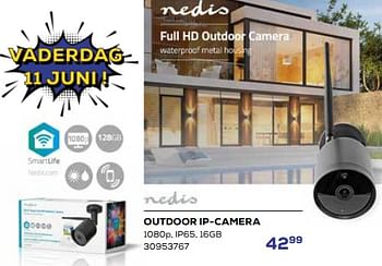 Aanbiedingen Nedis outdoor ip-camera - Nedis - Geldig van 19/05/2023 tot 16/06/2023 bij Supra Bazar