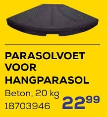 Aanbiedingen Parasolvoet voor hangparasol - Huismerk - Supra Bazar - Geldig van 19/05/2023 tot 16/06/2023 bij Supra Bazar