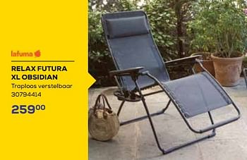 Aanbiedingen Relax futura xl obsidian - Lafuma - Geldig van 19/05/2023 tot 16/06/2023 bij Supra Bazar