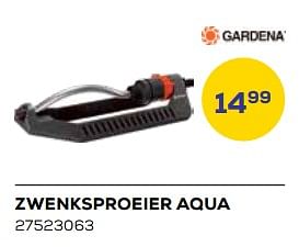 Aanbiedingen Zwenksproeier aqua - Gardena - Geldig van 19/05/2023 tot 16/06/2023 bij Supra Bazar