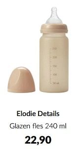 Aanbiedingen Elodie details glazen fles - Elodie Details - Geldig van 13/05/2023 tot 12/06/2023 bij Babypark