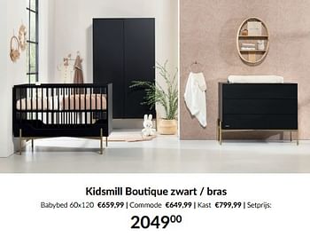 Aanbiedingen Kidsmill boutique zwart - bras - Kidsmill - Geldig van 13/05/2023 tot 12/06/2023 bij Babypark