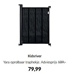 Aanbiedingen Kidsriver yara oprolbaar traphekje - Kidsriver - Geldig van 13/05/2023 tot 12/06/2023 bij Babypark