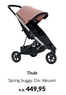 Aanbiedingen Thule spring buggy - Thule - Geldig van 13/05/2023 tot 12/06/2023 bij Babypark