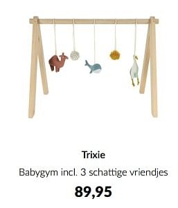 Aanbiedingen Trixie babygym incl 3 schattige vriendjes - Trixie - Geldig van 13/05/2023 tot 12/06/2023 bij Babypark