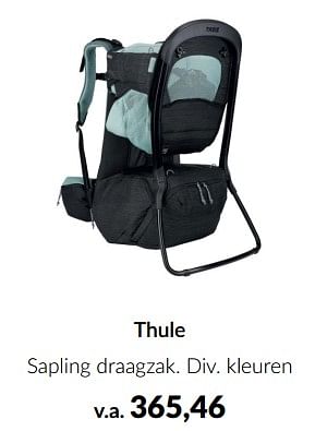 Aanbiedingen Thule sapling draagzak - Thule - Geldig van 13/05/2023 tot 12/06/2023 bij Babypark