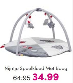 Aanbiedingen Nijntje speelkleed met boog - Nijntje - Geldig van 21/05/2023 tot 31/05/2023 bij Baby & Tiener Megastore