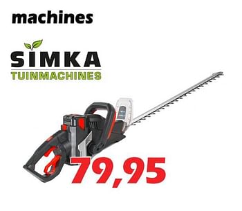 Aanbiedingen Simka tuinmachines - Simka Tuinmachines - Geldig van 27/04/2023 tot 28/05/2023 bij Itek