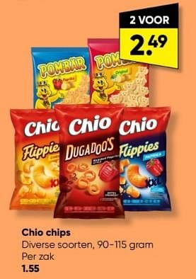 Aanbiedingen Chio chips - Chio - Geldig van 22/05/2023 tot 04/06/2023 bij Big Bazar