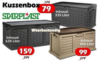 Aanbiedingen Kussenbox - Starplast - Geldig van 29/05/2023 tot 30/06/2023 bij Itek