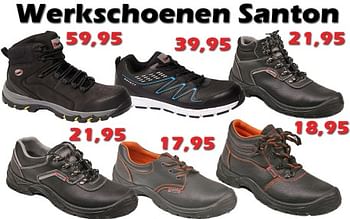 Aanbiedingen Werkschoenen santon - SantoN - Geldig van 29/05/2023 tot 30/06/2023 bij Itek
