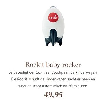 Aanbiedingen Rockit baby rocker - Rockit - Geldig van 31/05/2023 tot 19/06/2023 bij Babypark