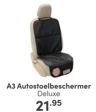 Aanbiedingen A3 autostoelbeschermer deluxe - A3 Baby &amp; Kids - Geldig van 04/06/2023 tot 10/06/2023 bij Baby & Tiener Megastore