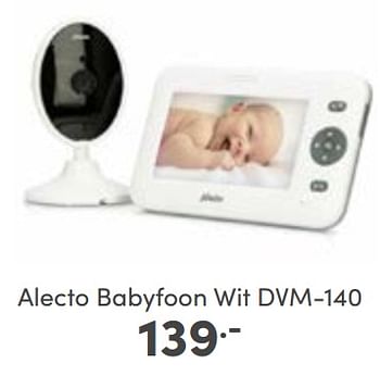 Aanbiedingen Alecto babyfoon wit dvm-140 - Alecto - Geldig van 04/06/2023 tot 10/06/2023 bij Baby & Tiener Megastore