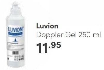 Aanbiedingen Luvion doppler gel - Luvion - Geldig van 04/06/2023 tot 10/06/2023 bij Baby & Tiener Megastore