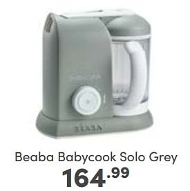 Aanbiedingen Beaba babycook solo grey - Beaba - Geldig van 04/06/2023 tot 10/06/2023 bij Baby & Tiener Megastore