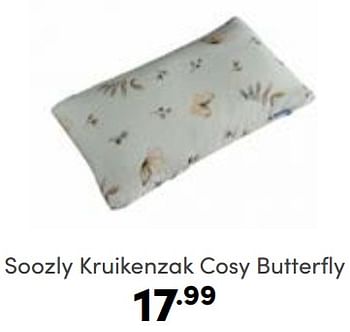 Aanbiedingen Soozly kruikenzak cosy butterfly - Soozly - Geldig van 04/06/2023 tot 10/06/2023 bij Baby & Tiener Megastore