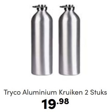 Aanbiedingen Tryco aluminium kruiken - Tryco - Geldig van 04/06/2023 tot 10/06/2023 bij Baby & Tiener Megastore