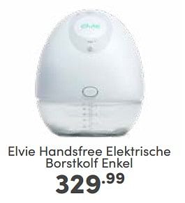 Aanbiedingen Elvie handsfree elektrische borstkolf enkel - Elvie - Geldig van 04/06/2023 tot 10/06/2023 bij Baby & Tiener Megastore