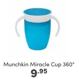 Aanbiedingen Munchkin miracle cup 360° - Munchkin - Geldig van 04/06/2023 tot 10/06/2023 bij Baby & Tiener Megastore