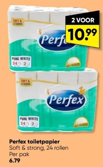Aanbiedingen Perfex toiletpapier - Perfex - Geldig van 05/06/2023 tot 18/06/2023 bij Big Bazar