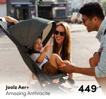 Aanbiedingen Joolz aer+ amazing anthracite - Joolz - Geldig van 11/06/2023 tot 17/06/2023 bij Baby & Tiener Megastore