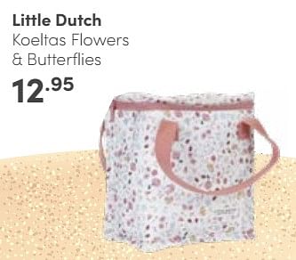 Aanbiedingen Little dutch koeltas flowers + butterflies - Little Dutch - Geldig van 11/06/2023 tot 17/06/2023 bij Baby & Tiener Megastore