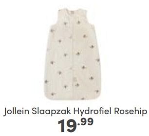 Aanbiedingen Jollein slaapzak hydrofiel rosehip - Jollein - Geldig van 11/06/2023 tot 17/06/2023 bij Baby & Tiener Megastore