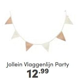Aanbiedingen Jollein vlaggenlijn party - Jollein - Geldig van 11/06/2023 tot 17/06/2023 bij Baby & Tiener Megastore