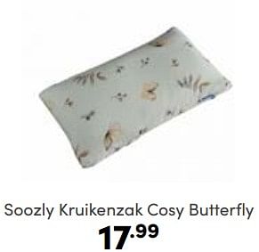 Aanbiedingen Soozly kruikenzak cosy butterfly - Soozly - Geldig van 11/06/2023 tot 17/06/2023 bij Baby & Tiener Megastore