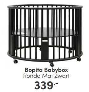Aanbiedingen Bopita babybox rondo mat zwart - Bopita - Geldig van 11/06/2023 tot 17/06/2023 bij Baby & Tiener Megastore