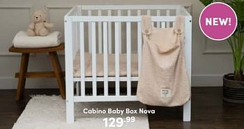 Aanbiedingen Cabino baby box nova - Cabino - Geldig van 11/06/2023 tot 17/06/2023 bij Baby & Tiener Megastore