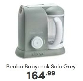Aanbiedingen Beaba babycook solo grey - Beaba - Geldig van 11/06/2023 tot 17/06/2023 bij Baby & Tiener Megastore