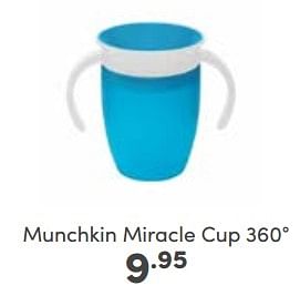 Aanbiedingen Munchkin miracle cup 360° - Munchkin - Geldig van 11/06/2023 tot 17/06/2023 bij Baby & Tiener Megastore