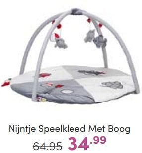 Aanbiedingen Nijntje speelkleed met boog - Nijntje - Geldig van 11/06/2023 tot 17/06/2023 bij Baby & Tiener Megastore