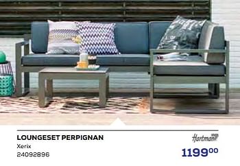 Aanbiedingen Loungeset perpignan - Hartman - Geldig van 15/06/2023 tot 20/07/2023 bij Supra Bazar